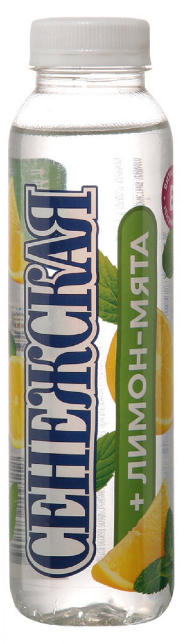 Вода питьевая Сенежская лимон мята 440 мл 42₽