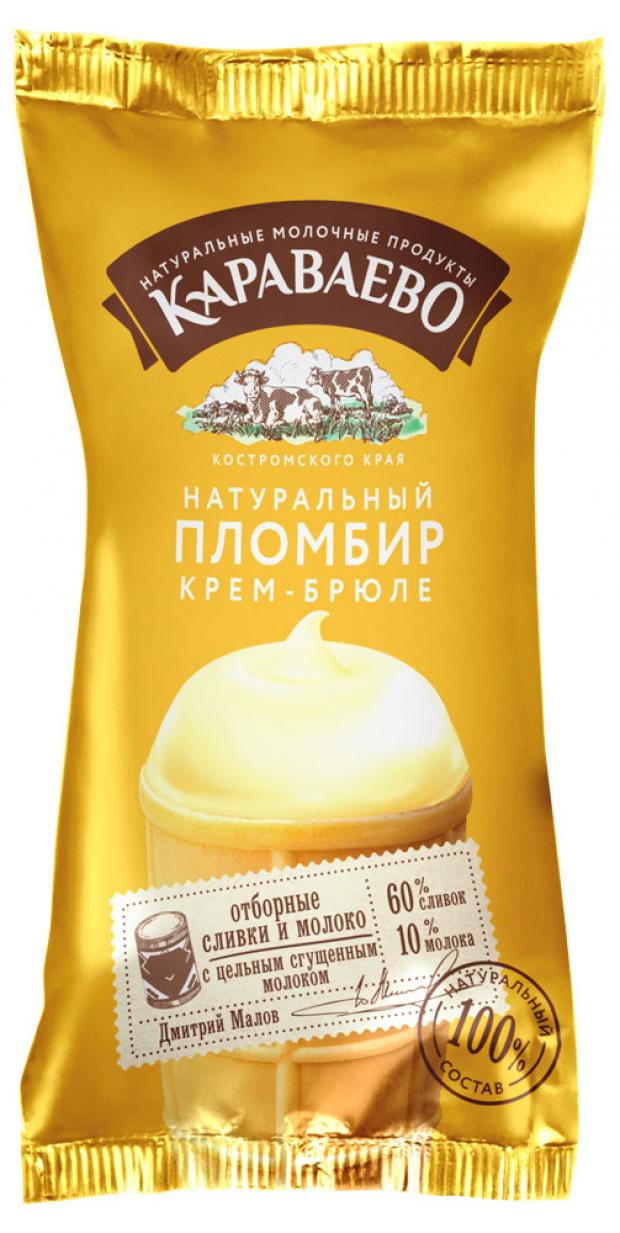 

Мороженое пломбир «Караваево» крем-брюле в вафельном стаканчике 15%, 77 г