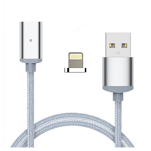 

Кабель Mobility магнитный USB на lightning белый