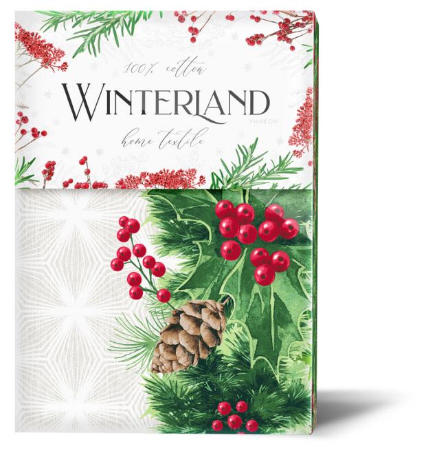 

Скатерть Winterland Новогодний лес, 145х180 см
