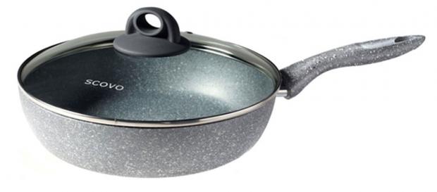 

Сотейник SCOVO STONE PAN с крышкой, 24 см
