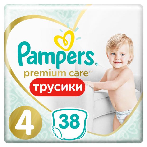 

Трусики-подгузники Pampers Premium Care Pants 4 (9-15 кг), 38 шт
