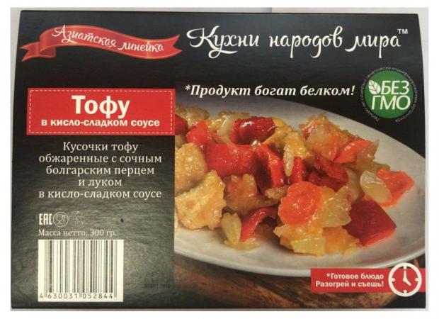

Продукт пищевой соевый Тофу в кисло-сладкой соусе, 300 г
