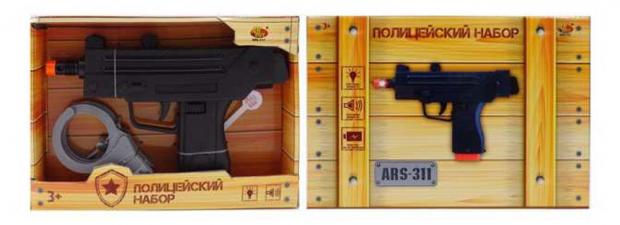 

Пистолет ABtoys ARS-311 световые и звуковые эффекты