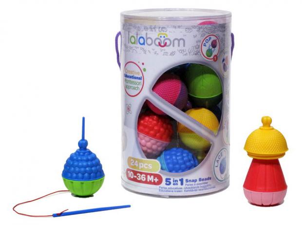 

Игрушка развивающая LALABOOM, 24 предмета