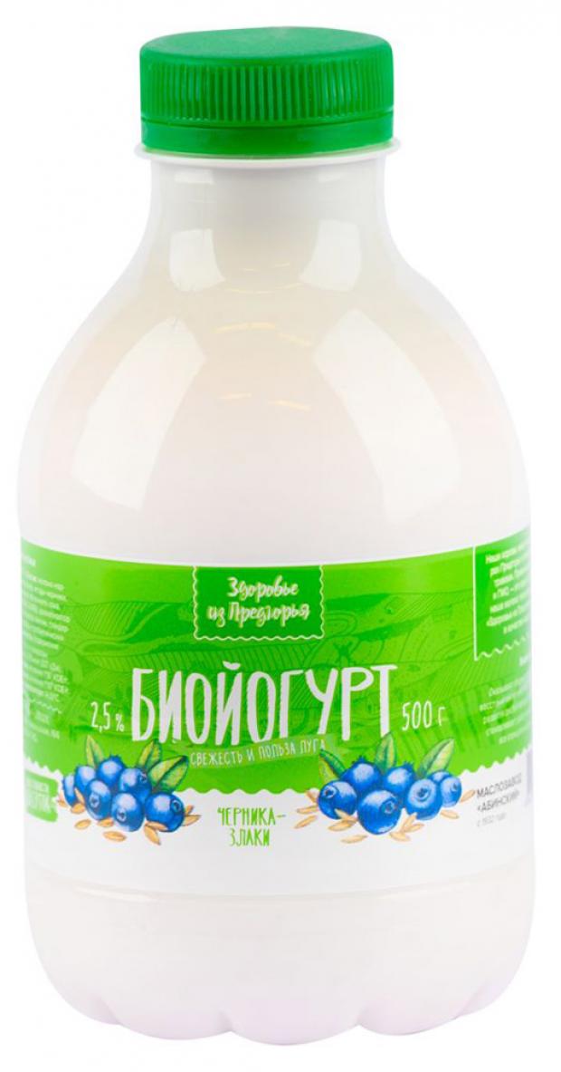 

Био-йогурт питьевой «Здоровье из Предгорья» черника злаки 2,5%, 500 мл