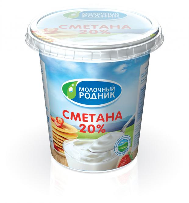 

Сметана «Молочный Родник» 20%, 360 г