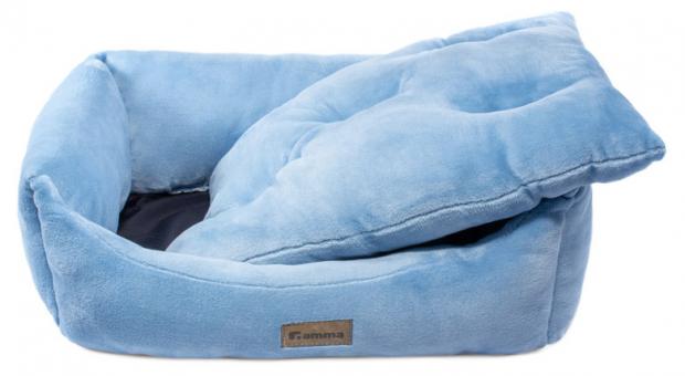 

Лежанка для животных Gamma Василек плюшевая S