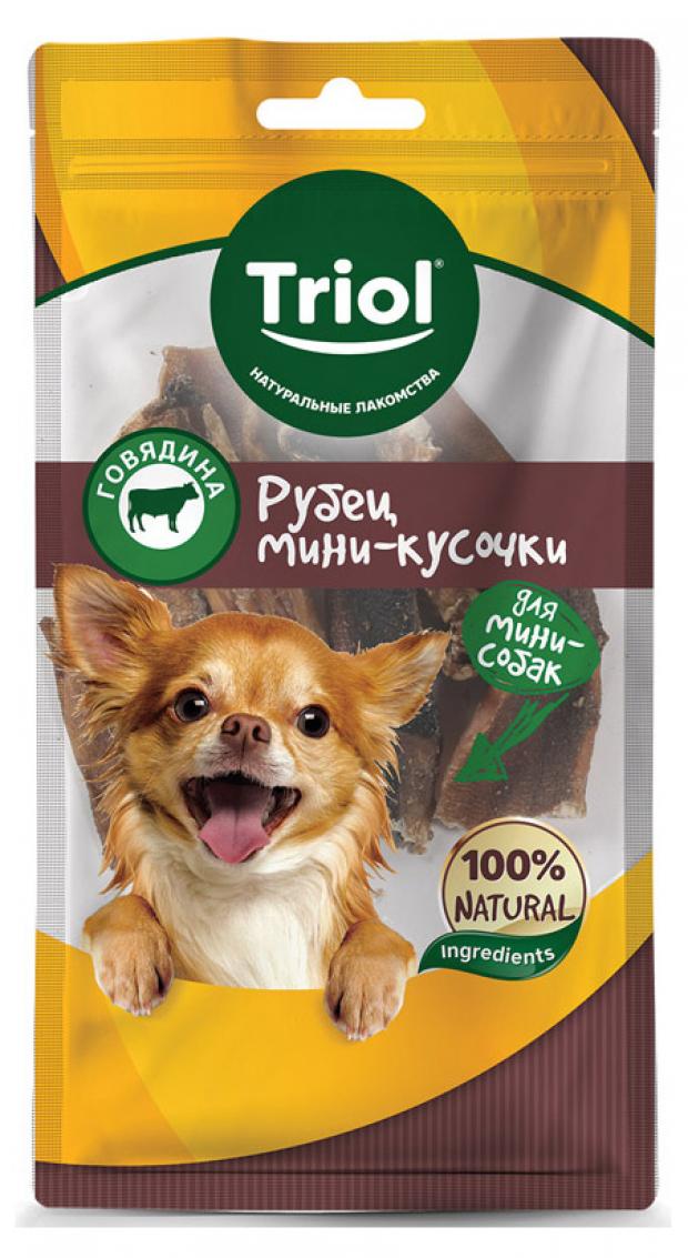 Лакомство для собак Triol рубец говяжий мини-кусочки 25 г 104₽