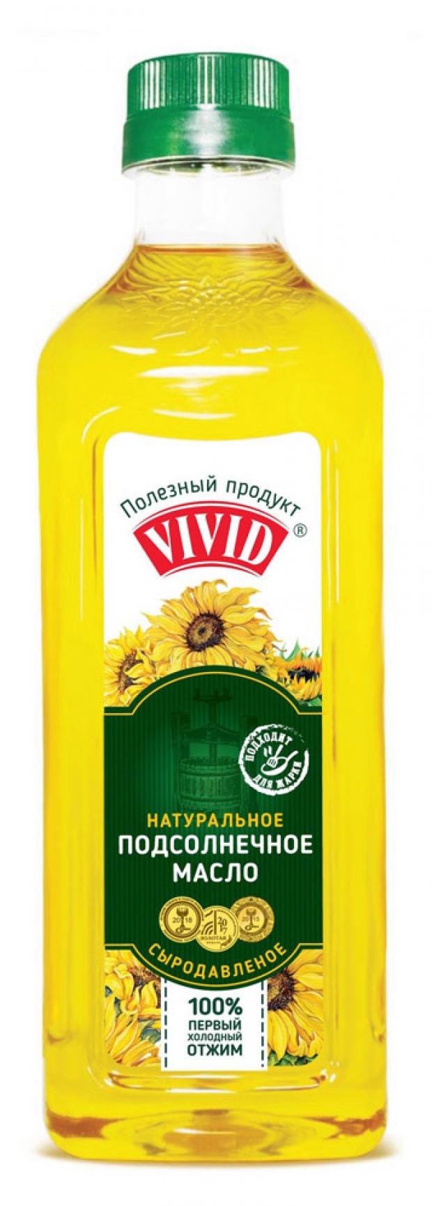 

Масло подсолнечное VIVID нерафинированное первого холодного отжима, 700 мл