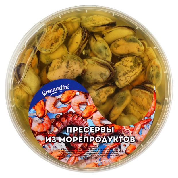 

Мидии в масле Greenadini с зеленью, 180 г