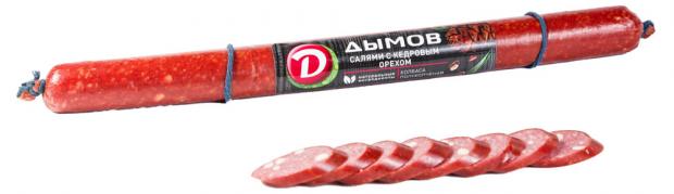 

Колбаса полукопченая «Дымов» Салями с кедровыми орехами, 200 г