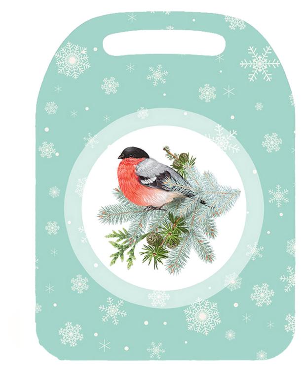 

Доска разделочная VELLARTI Снегирь, 21х29х0,5 см