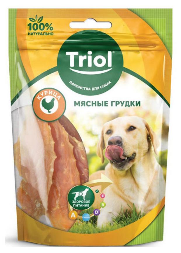 

Лакомство доя собак Triol ломтики куриной грудки, 70 г