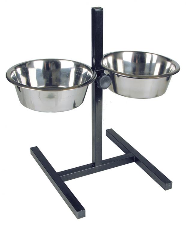 Подставка с мисками Зооник 2 х 16 л 887₽