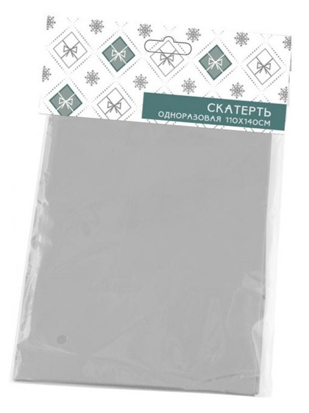 

Скатерть Kitchen World серая одноразовая, 110х140 см