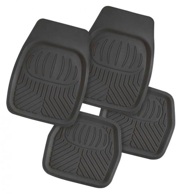 

Коврики автомобильные BOTTARI GRAND PRIX IGLOO универсальные в салон из ПВХ, 4 шт