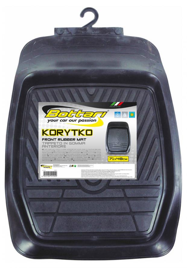 

Коврик автомобильный BOTTARI KORYKTO передний резиновый, 1 шт