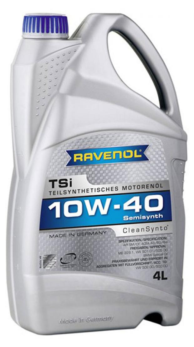 

Масло моторное Ravenol TSI 10W-40 полусинтетическое, 4 л