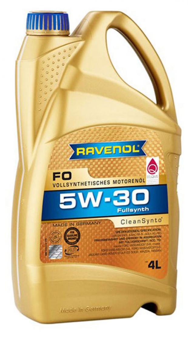 

Масло моторное Ravenol FO SAE 5W30 синтетическое, 4 л