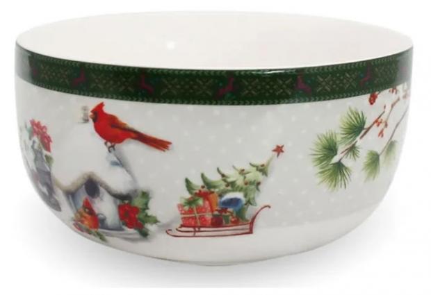 

Салатник фарфоровый Птица, 14 см
