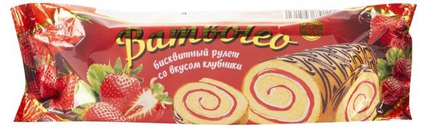 

Рулет бисквитный «Невский кондитер» Bamboleo со вкусом клубники, 145 г