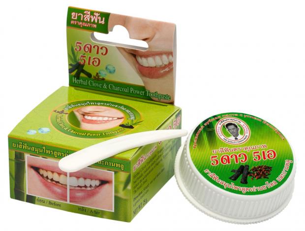 

Зубная паста 5 Star Cosmetic травяная с углем бамбука, 25 г