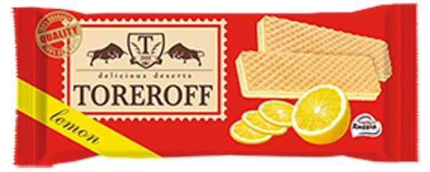 

Вафли TOREROFF с лимоном, 160 г