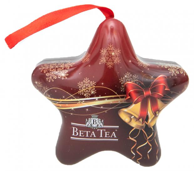 

Чай Beta Tea черный цейлонский байховый средний лист Звезда красная, 20 г