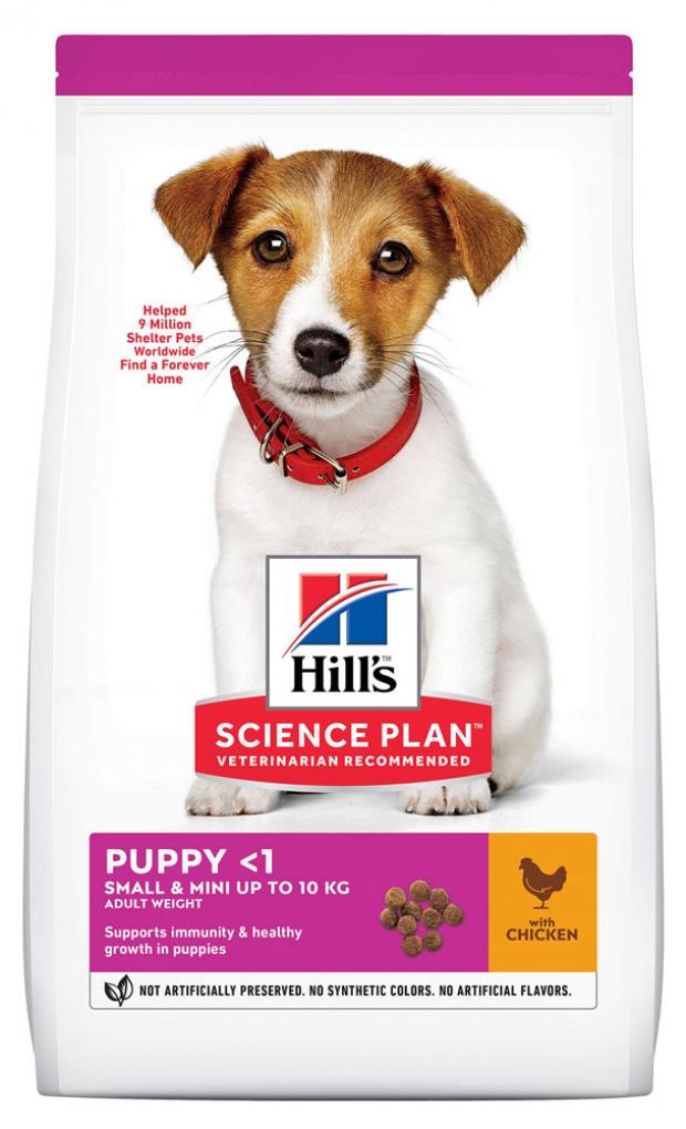 

Сухой корм для щенков мелких пород Hill's Science Plan с курицей, 300 г