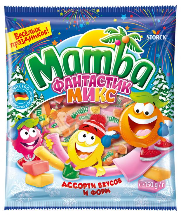 

Жевательные конфеты Mamba Фантастик Микс, 150 г