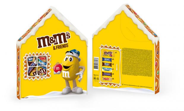 

Подарочный набор M&M's & Friends Пряничный домик, 236 г