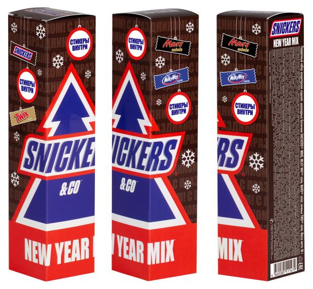 

Подарочный набор Snickers & Friends Tube, 96 г