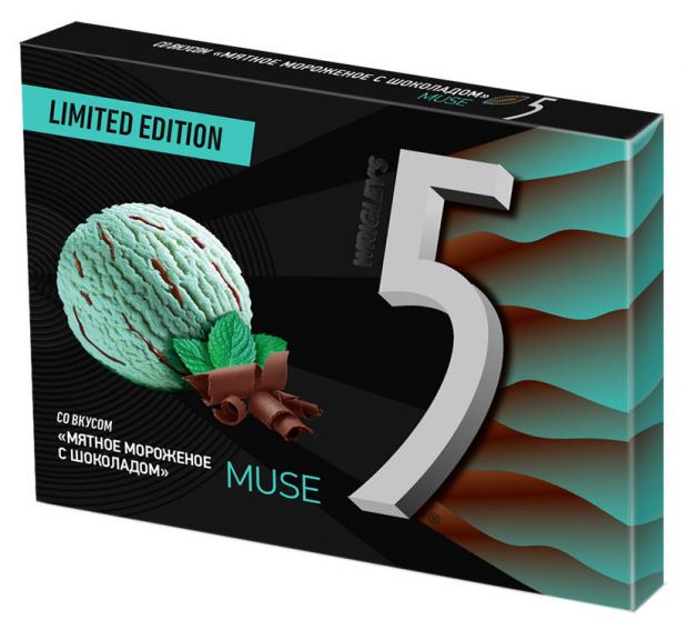 

Жевательная резинка Five мятное мороженое с шоколадом, 31,2г