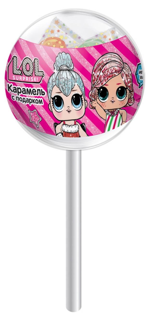 

Карамель «ШОКИ-ТОКИ» L.O.L. SURPRISE в пластиковом шаре с подарком, 15 г