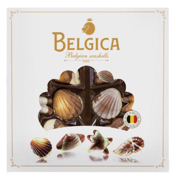 

Набор конфет BELGICA Belgian seashells с начинкой пралине, 250 г