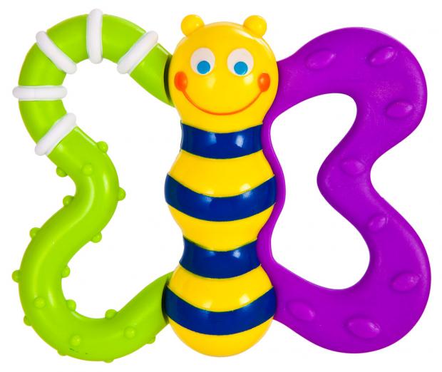 Погремушка-прорезыватель Жирафики Бабочка с рождения 1 шт 230₽