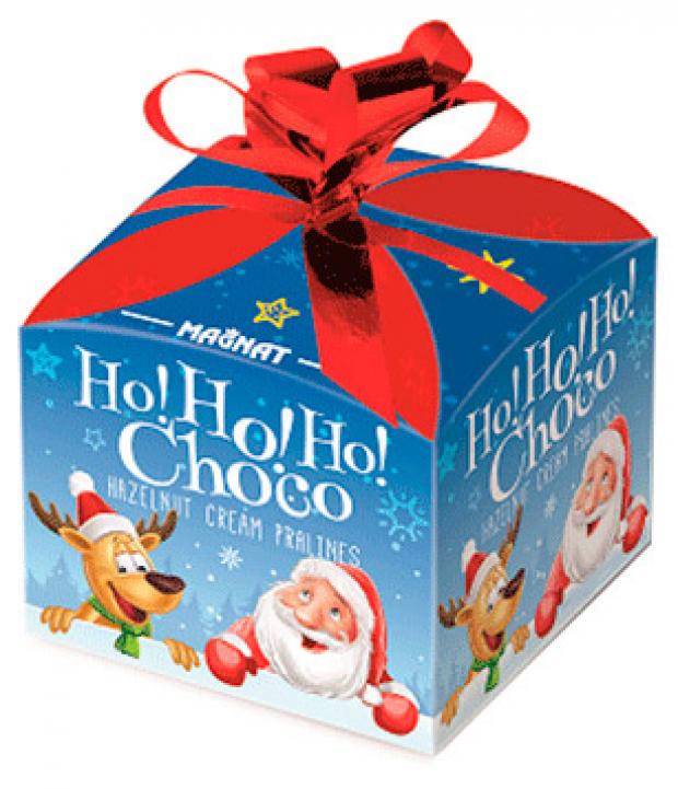

Набор конфет MAGNAT Ho-Ho-Ho Choco с ореховой начинкой, 40 г