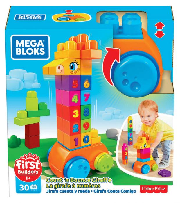 

Конструктор Mega Bloks GFG19 игровой Жираф
