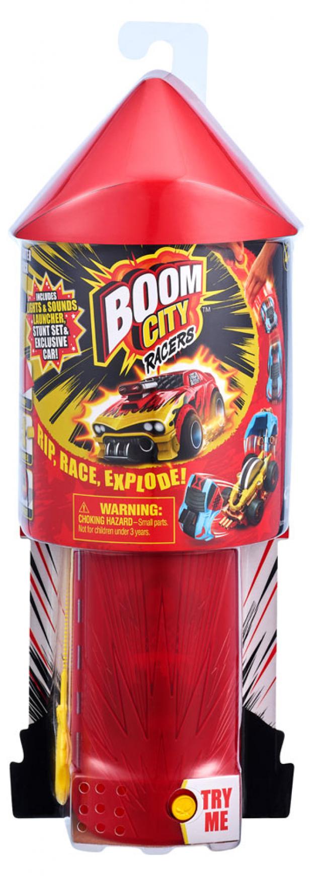 

Набор Moose Boom City Racers машинка с аксессуарами