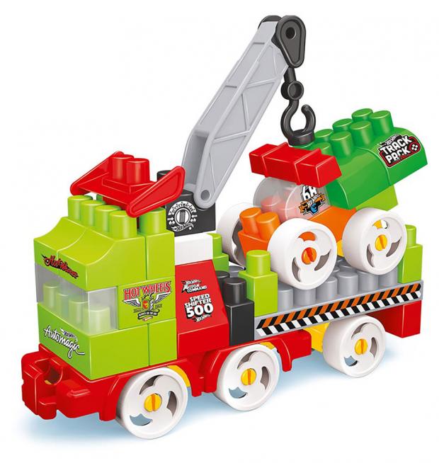 

Конструктор Bauer 726 Hot Wheels серия trailerz T-J + Bumble