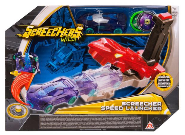 

Набор с машинкой Screechers Wild Дикий скричер