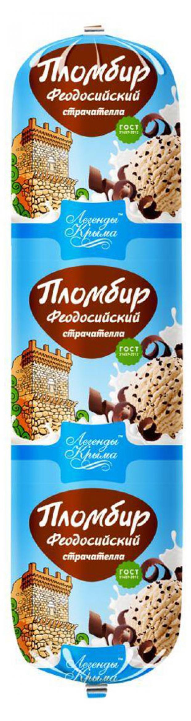 

Мороженое пломбир «Легенды Крыма» Феодосийский страчателла, 1 кг