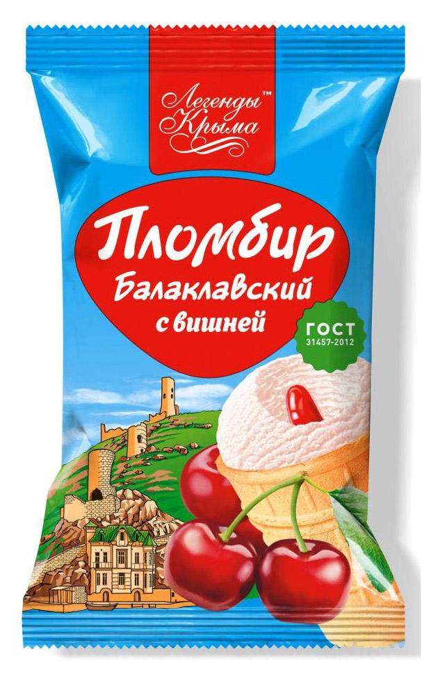 

Мороженое пломбир «Легенды Крыма» Балаклавский с вишней в стаканчике, 80 г
