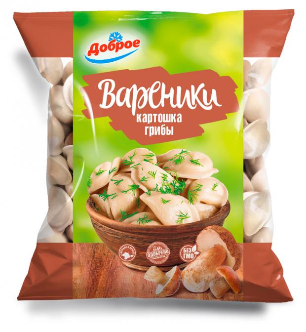 

Вареники с картошкой и грибами «Доброе», 400 г