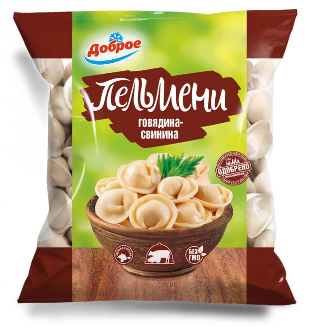 

Пельмени «Доброе» свино-говяжьи, 400 г