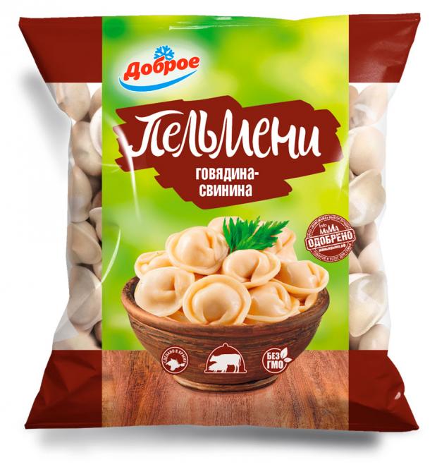 

Пельмени свино-говяжьи «Доброе», 800 г