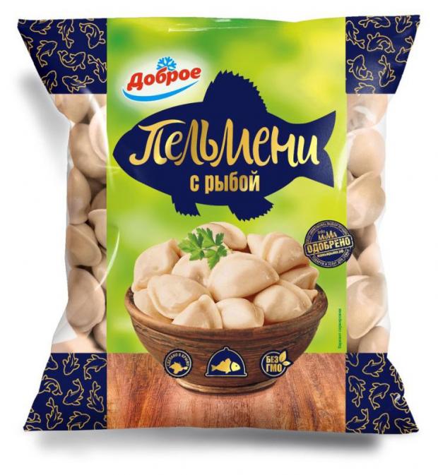 

Пельмени с лососем «Доброе», 800 г