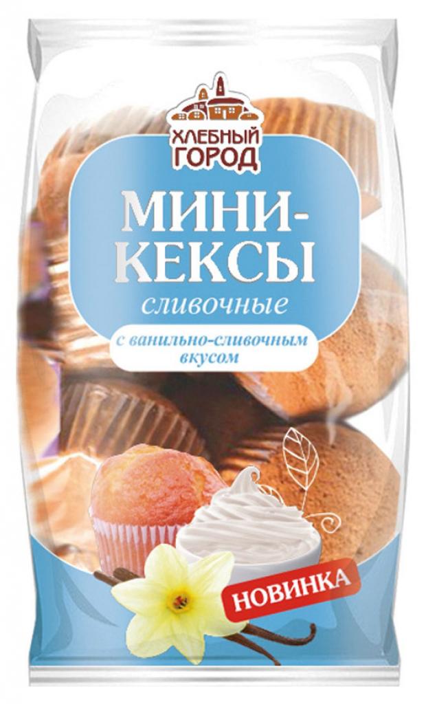 

Кексы-мини сливочные «Хлебозавод Юг Руси» с ванильно-сливочным вкусом, 240 г