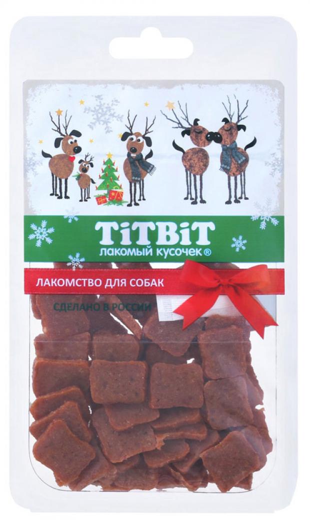

Лакомство для собак TITBIT классические мясные слайсы, 70 г